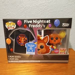 Five Nights Balloon Foxy Pop + T-Shirt, NIB
